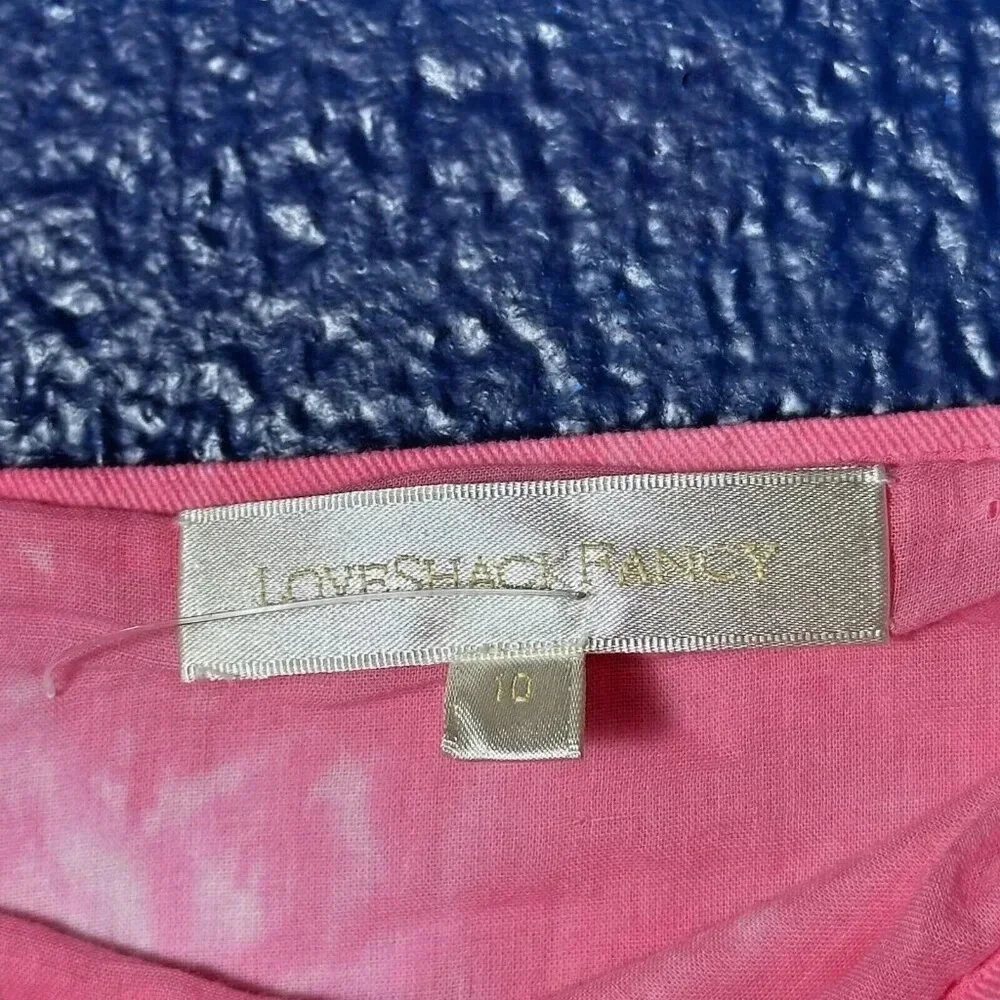 LoveShackFancy Sonoma Stretch Cotton Chai Tie Dye Mini Shift Dress Size … - Picture 13 of 13